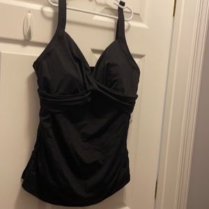 Lands End Lyrca swim top